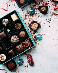 Open Chocolates on the table