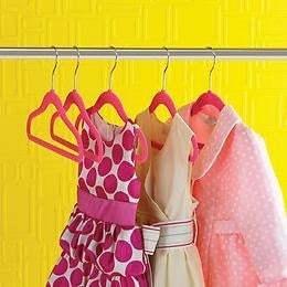 Kid's Clear Slim Hangers