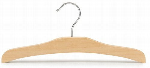 HOME-IT (12) PACK SOLID WOOD BABY CLOTHES HANGERS, BABY COAT HANGER CH –  homeitusa
