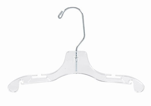 Children's Clear Plastic Dress Hanger - 14