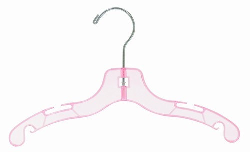 Clear 14 inch Junior Shirt Hanger