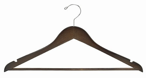 Elegant Extra Thick Wooden Large Clothes Hangers in Matt/Shiny  Walnut/Natural Finish with Chroming Clips/Wood Rail for Men's&Women's  Coat/Suit/Jacket - China Wood Hangers and Clothes Hangers price