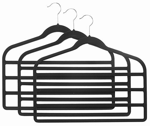 SlimLine Wide Shoulder Black Coat Hanger  Product & Reviews - Only Hangers  – Only Hangers Inc.