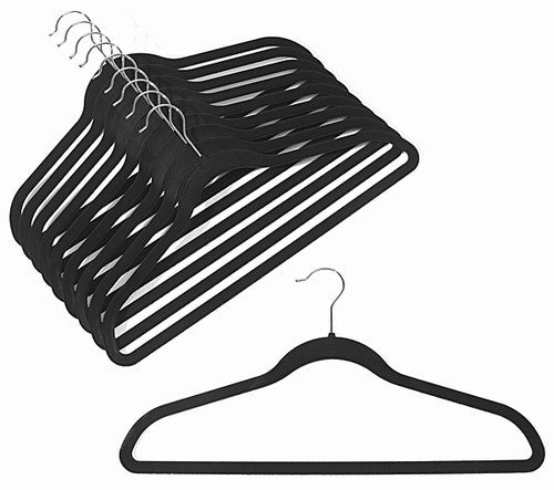 SlimLine Wide Shoulder Black Coat Hanger  Product & Reviews - Only Hangers  – Only Hangers Inc.