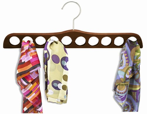 Bra Hanger Sturdy and Durable Wooden Scarf Organizer Space Saving
