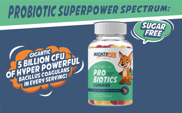 Probiotic Gummies for Kids - Mighty Fox Vitamins