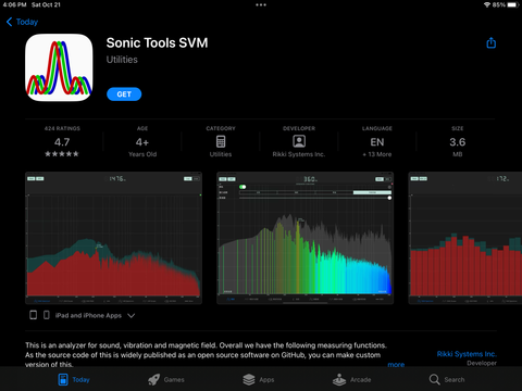 Metal sounds app for apple