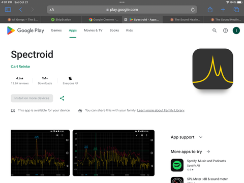 Spectroid app