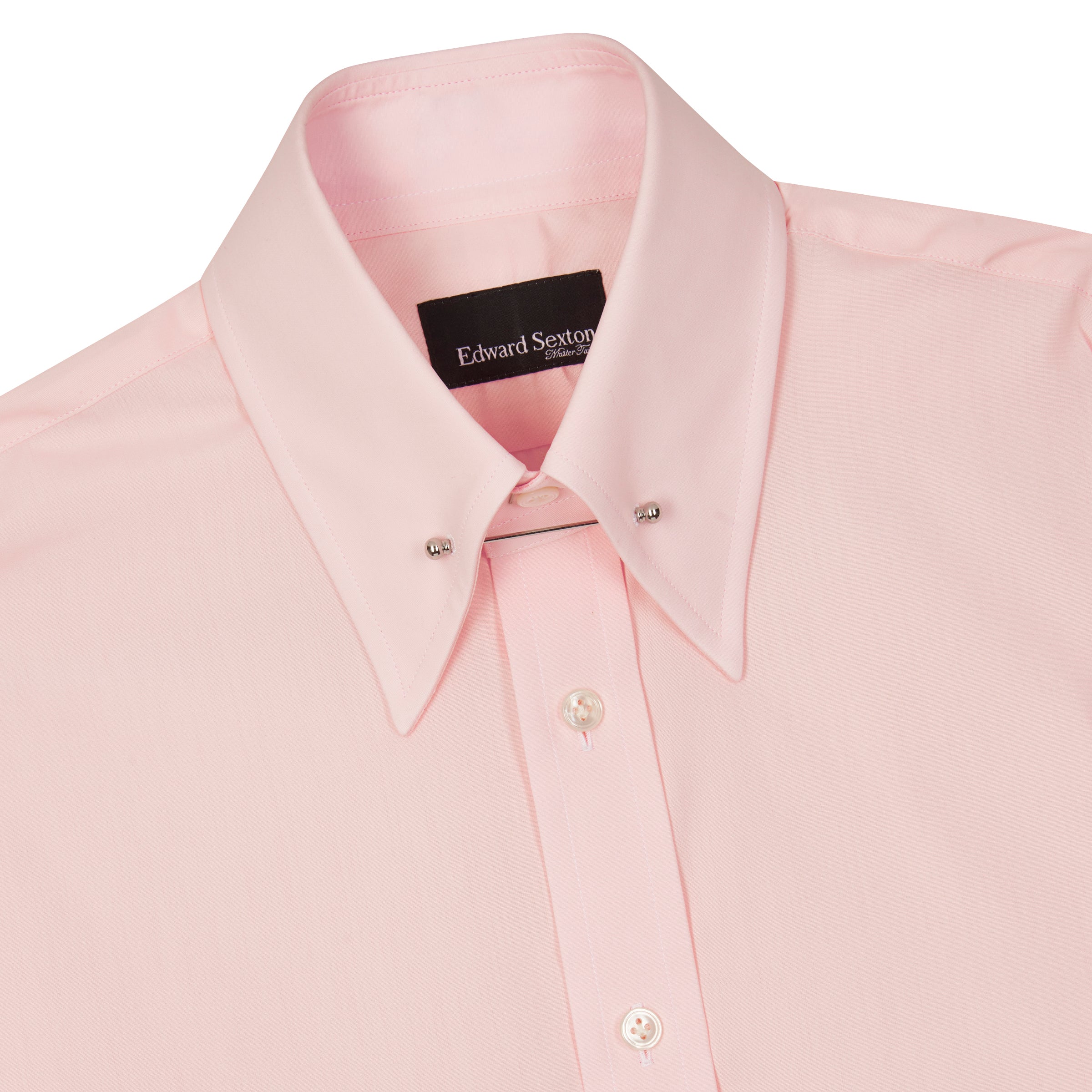 Pink Pin Collar Shirt – Edward Sexton