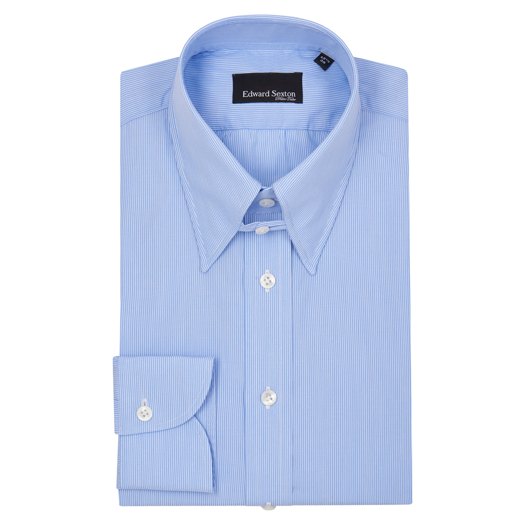 White business shirt with pinned collar – Viggo London