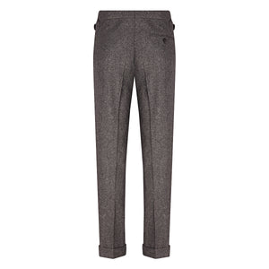 Mottled Charcoal Flannel House Trousers