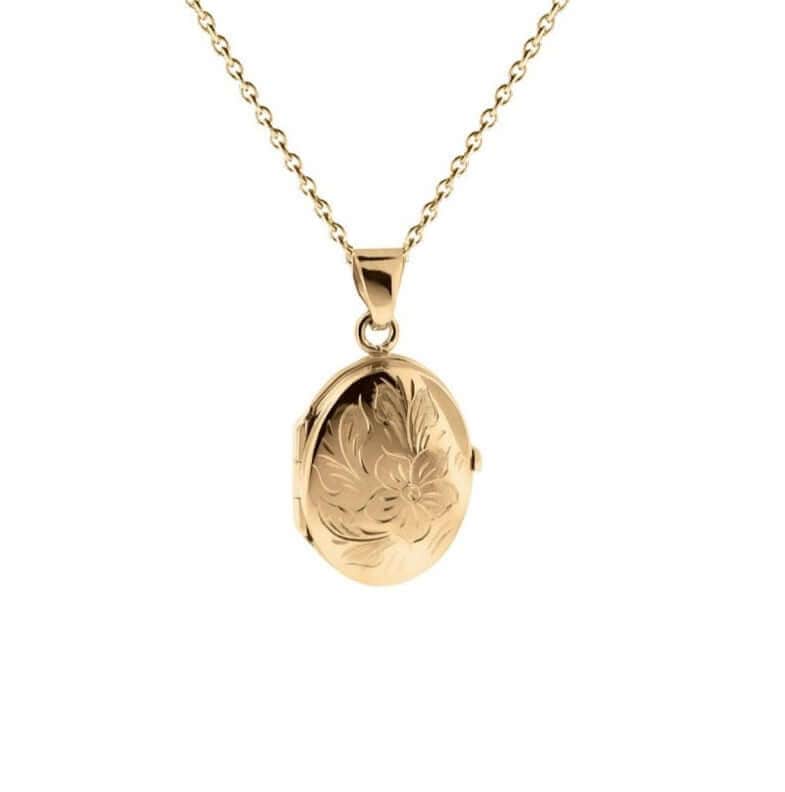 gold locket necklace for ashes