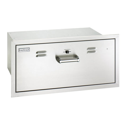 Fire Magic Built-In Warming Drawer for Outdoor Kitchens at Grillscapes