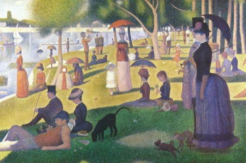 Dimanche d'été à la Grande Jatte von Georges Seurat