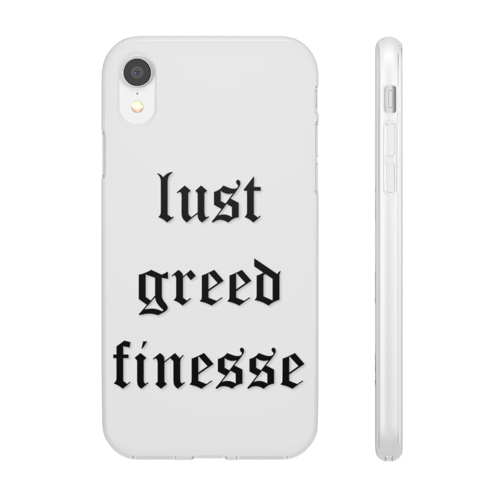 “Lust, Greed, Finesse” Flexi Cases 📲