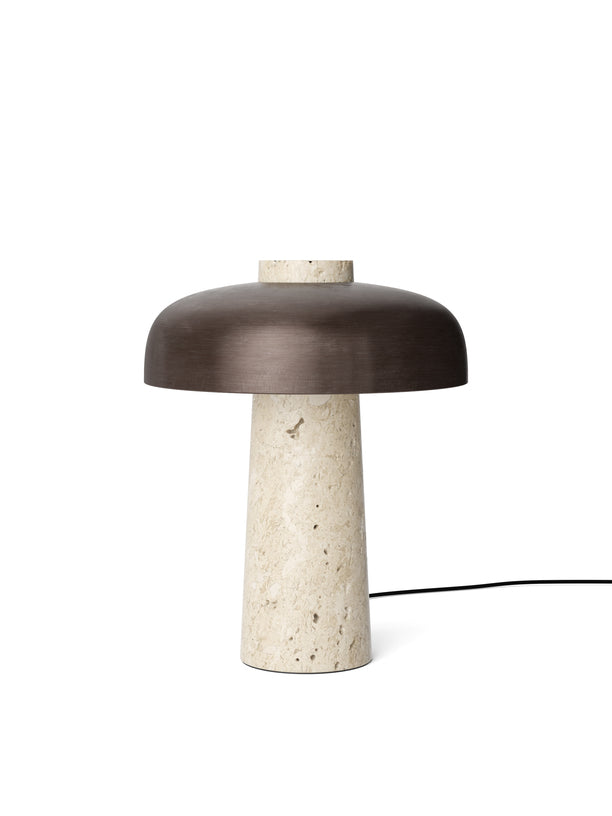 TRAVERTINE TABLE LAMP