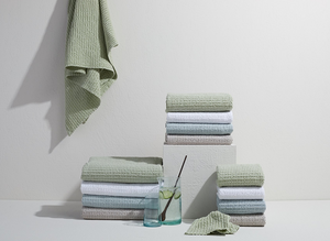 light grey towels