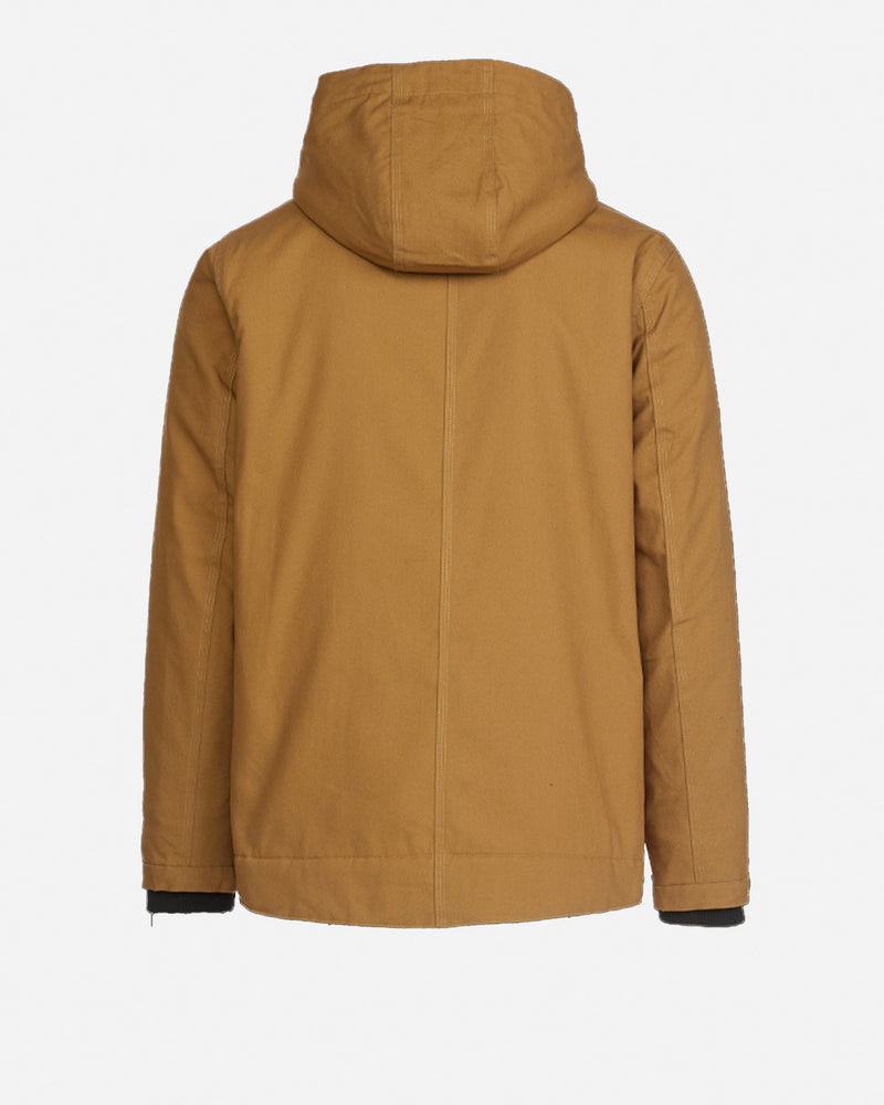 Burnt Orange Glacier Borg Lined Hooded Fleece