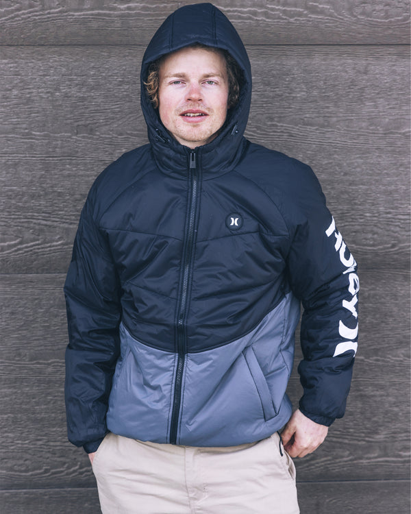 Black/Iron Grey - Portage Light Puffer Jacket