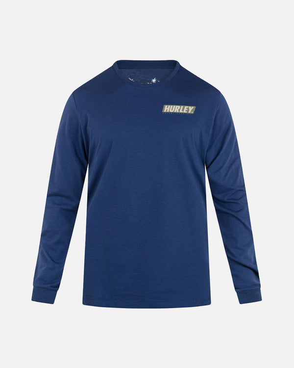 Black Heather - TOP LONG SLEEVE | EASTON H2O-DRI Hurley UPF