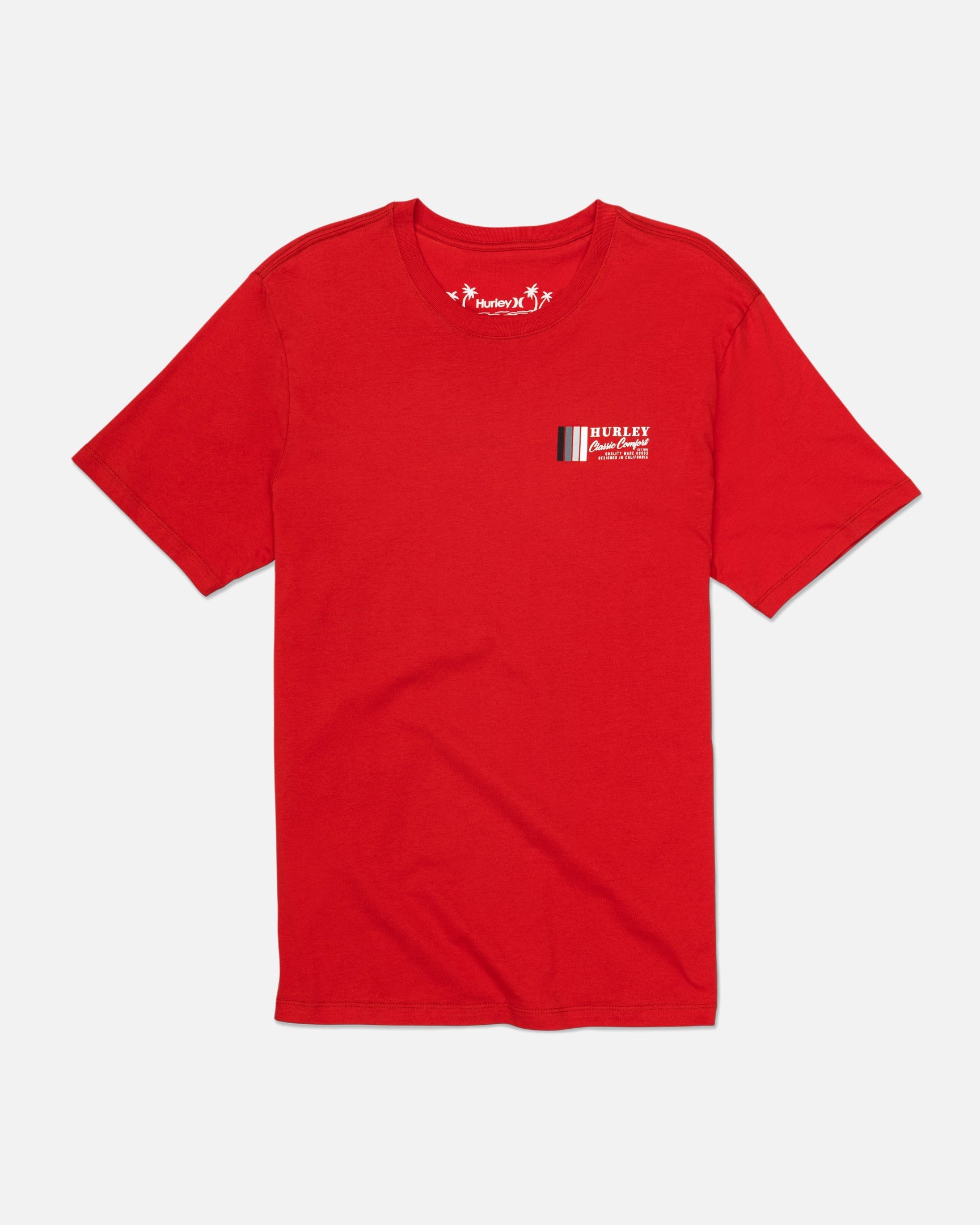 United Legwear Men's Everyday Classic Comfort Short Sleeve T-shirt In Red