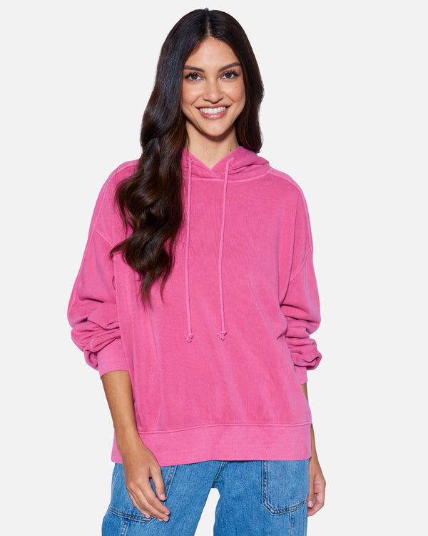 Fuchsia ESSENTIAL BLAKE BOYFRIEND HOODIE Hurley