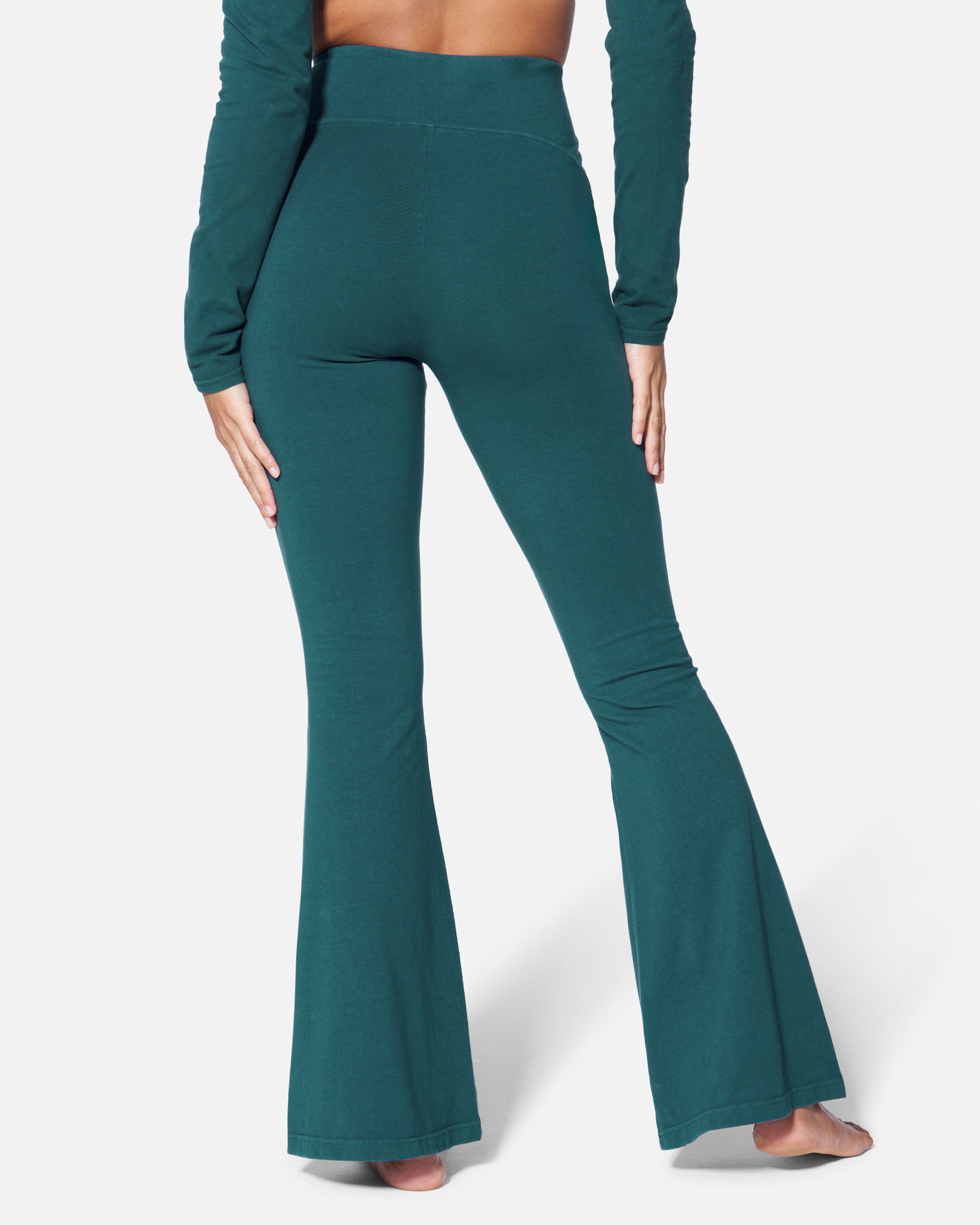 Solid High Waisted Flare Pants  High waisted flares, High waisted flare  pants, Flare pants
