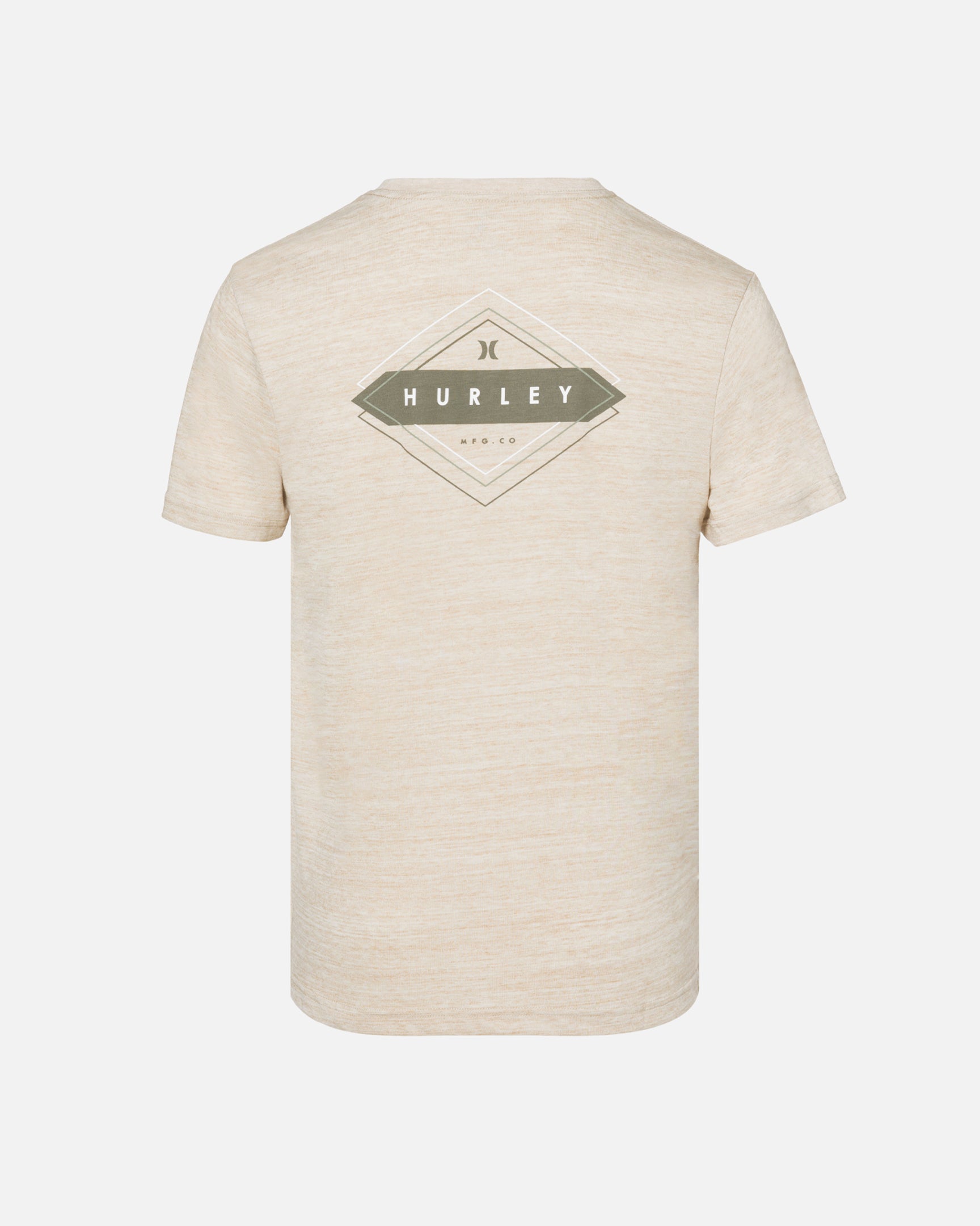 Olive/Khaki - Essential Icon Blended Short Sleeve Graphic Tee | Hurley