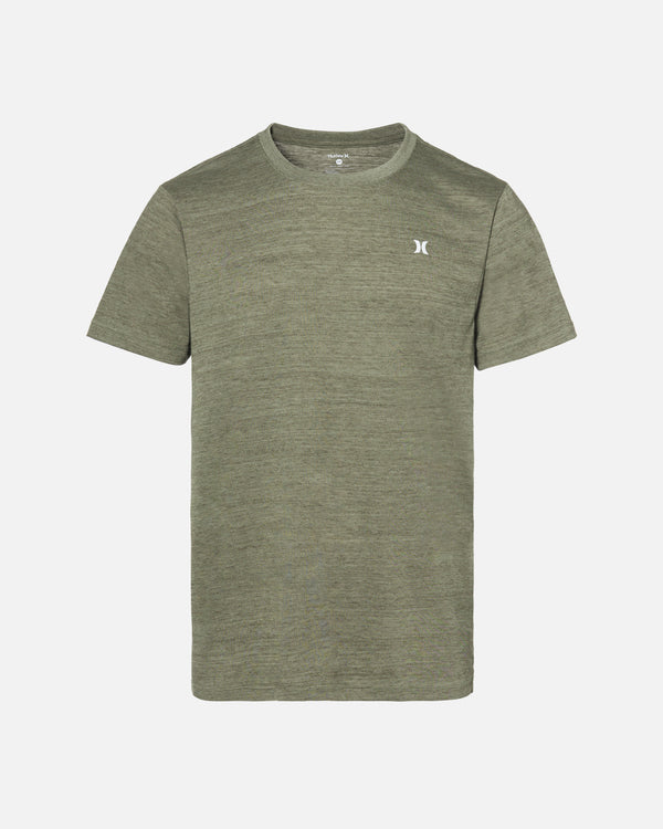 Olive/Khaki - Essential Tee Blended Short Hurley | Graphic Icon Sleeve