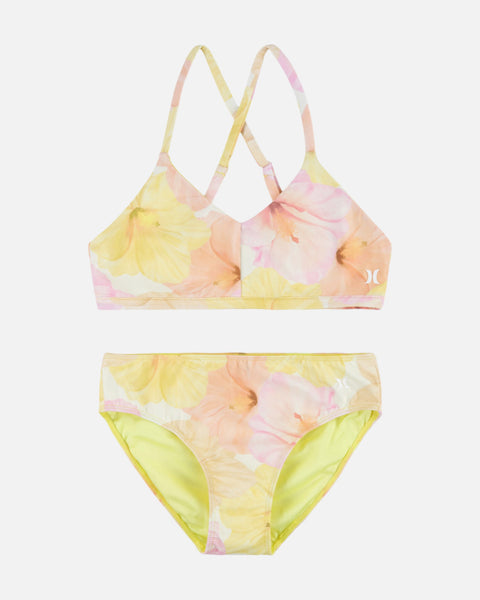 Aloha Hibiscus - Girls' Carissa Moore Bikini | Hurley