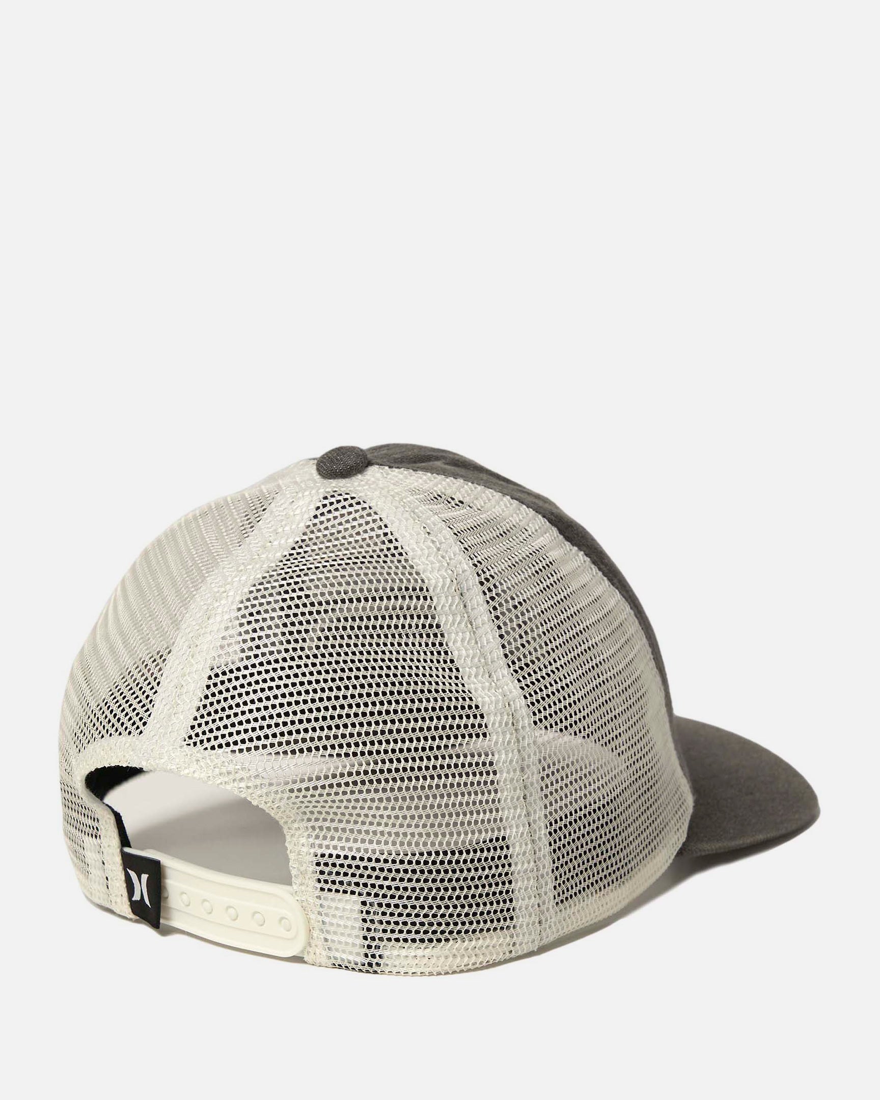 - Grey Hurley Trucker Nascar Hat Unstructured |