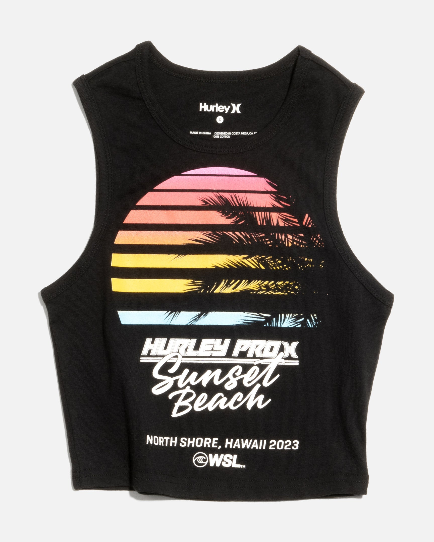 Black WSL Hurley Pro Womens Tank