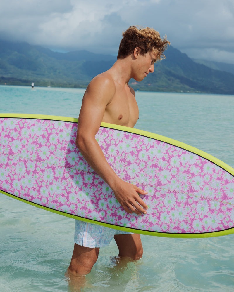 PINK DAYDREAM - LoveShackFancy x Hurley - 5 Ft. 10 In. Surfboard