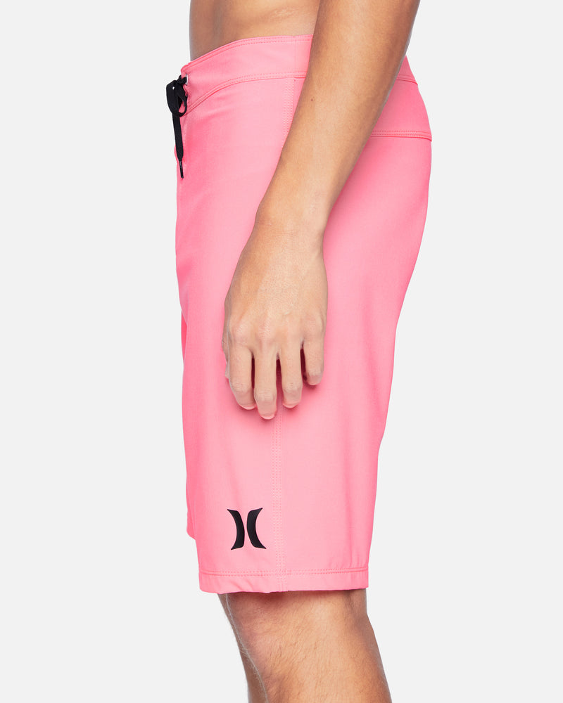 Hurley Phantom Block Party Keep Cool 18 board shorts in pink, ASOS