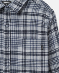 Obsidian Mist - Portland Flannel Shirt | Hurley