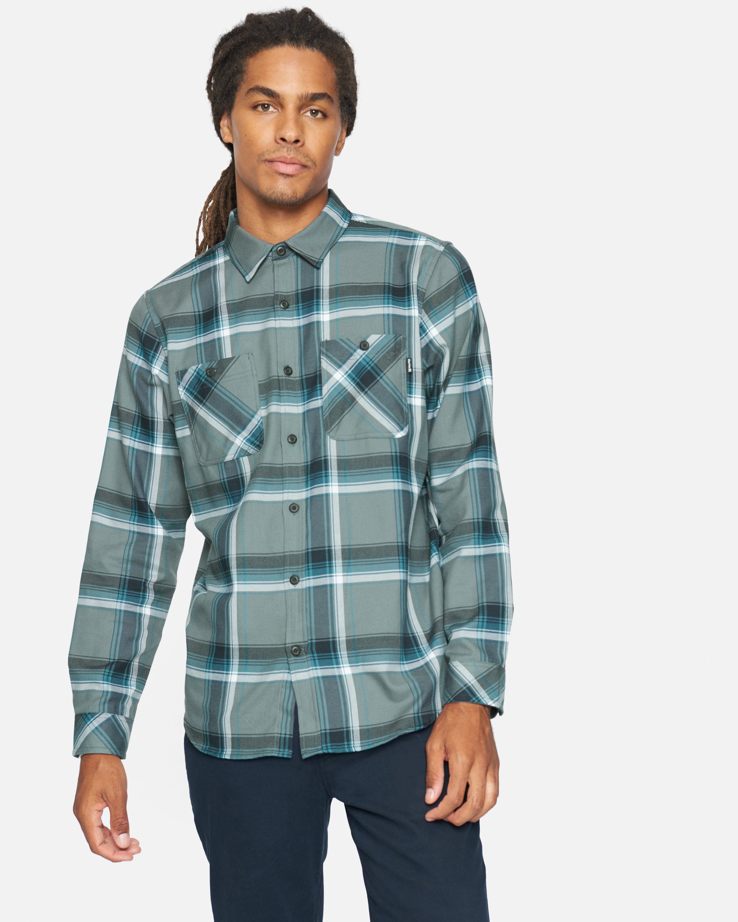 dri fit button up shirts