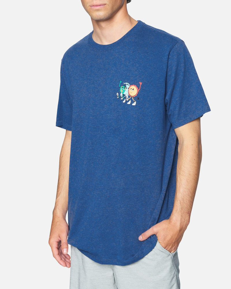 BLUE - Regrind Earth and Short T-Shirt |