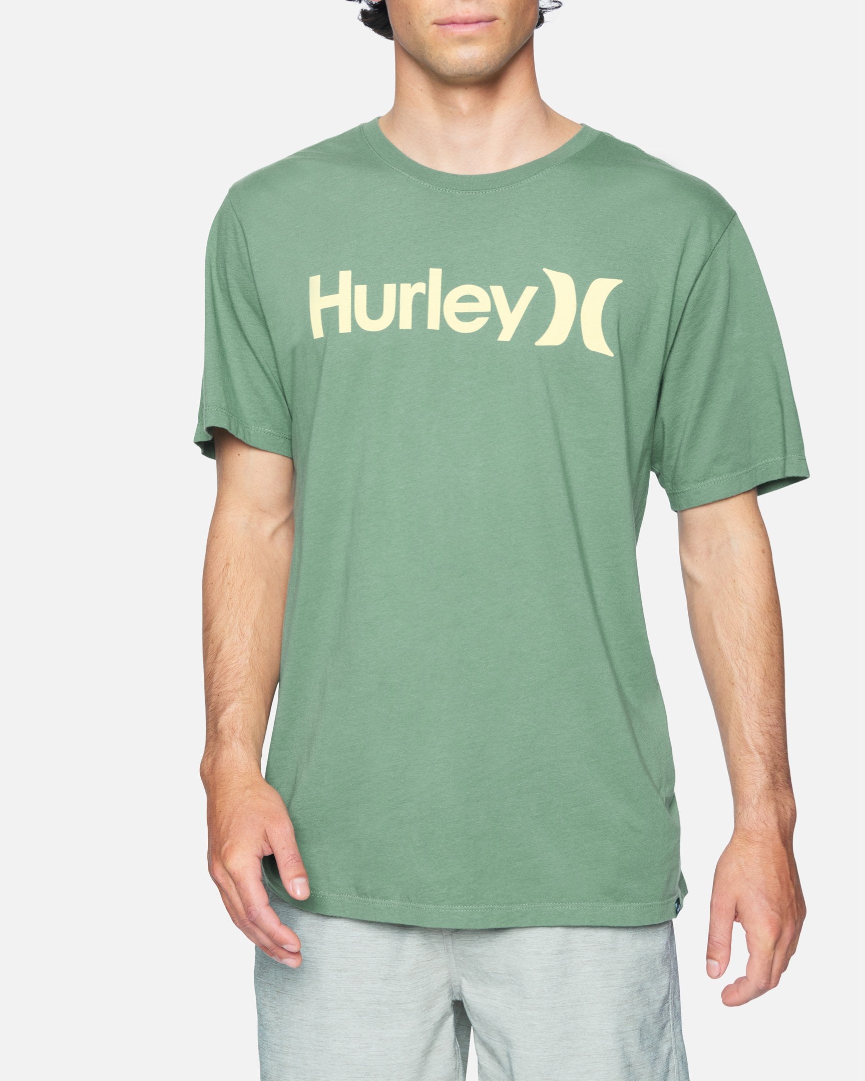 green hurley t-shirt