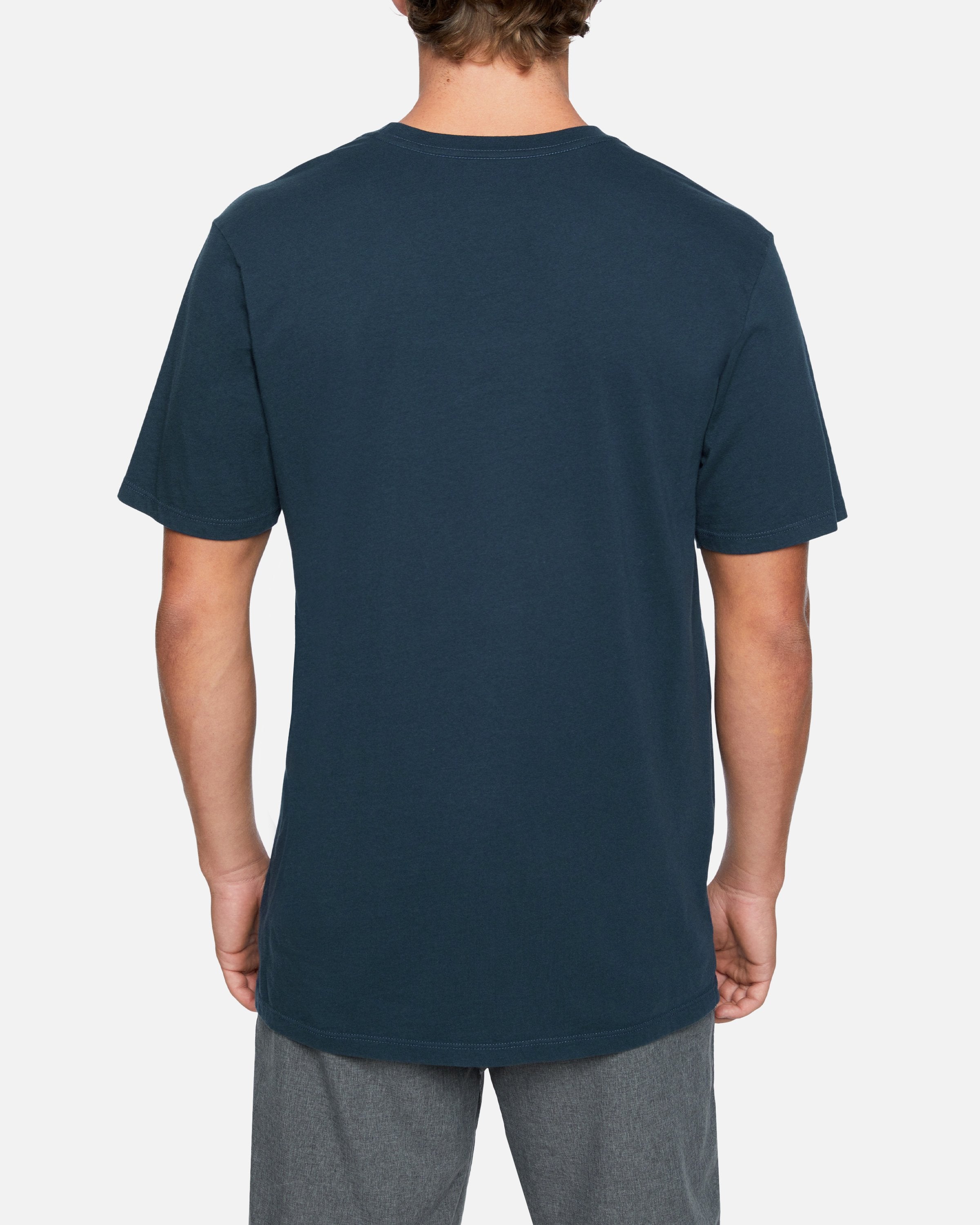 Textured Hurley Navy - Only One And Armory T- Shirt Sleeve Everyday Short Boxed Washed |