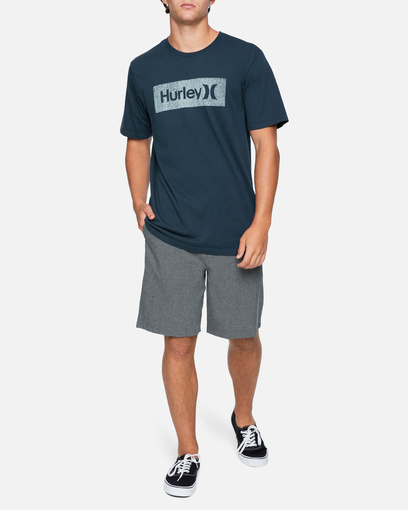 Everyday And One - Armory Shirt Short Hurley Washed T- Only Sleeve | Boxed Navy Textured