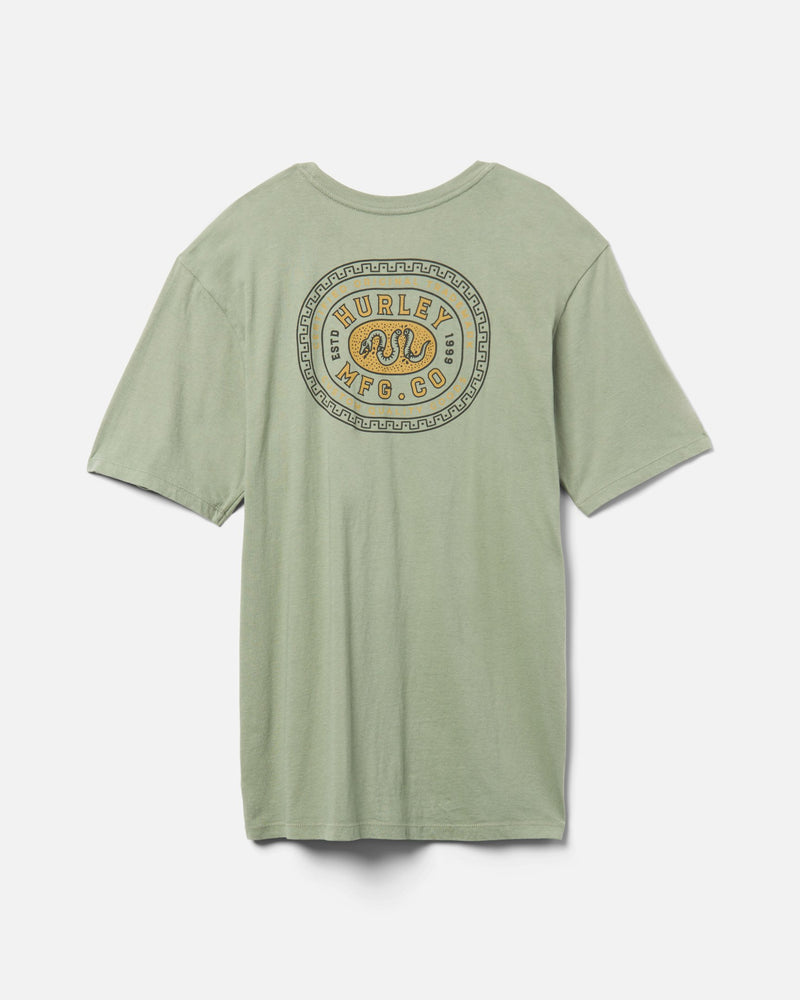 Spiral Sage - Everyday Washed Sleeve | Hurley T-Shirt Snake Short Bites