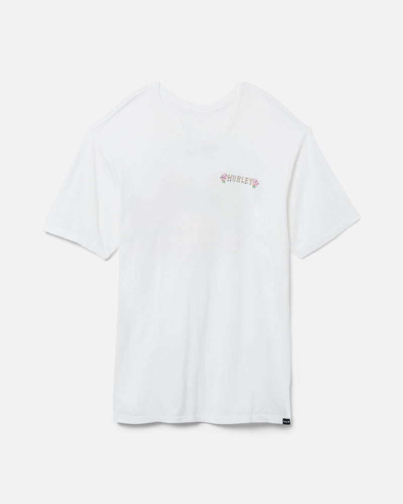 White - Everyday Washed Lets Be Brus Short Sleeve T-Shirt | Hurley