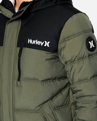 Cargo Khaki - Barrel 2.0 Puffer Jacket | Hurley