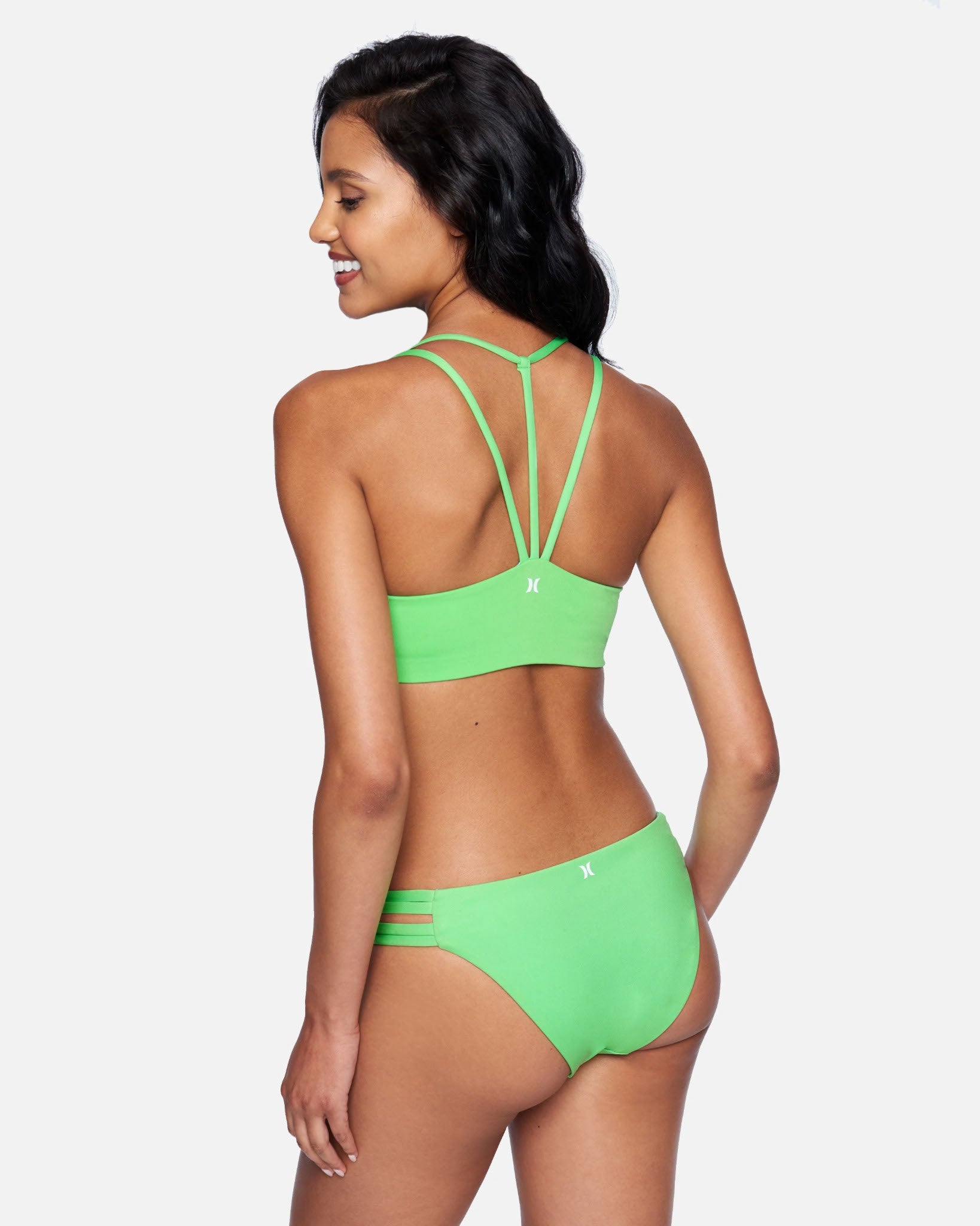 Inmocean Women's Max Solid Moderate Bikini Bottom In Kiwi Kim