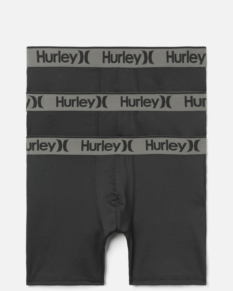 Hurley Men's 3 Pack Regrind Boxer Briefs, Bird of Paradise, Small