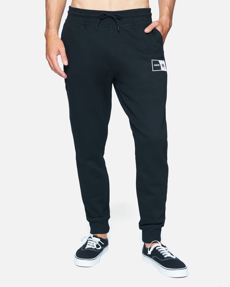 Men's Hurley Relaxed Fit Cotton Fleece Lined Jogger Sweatpants