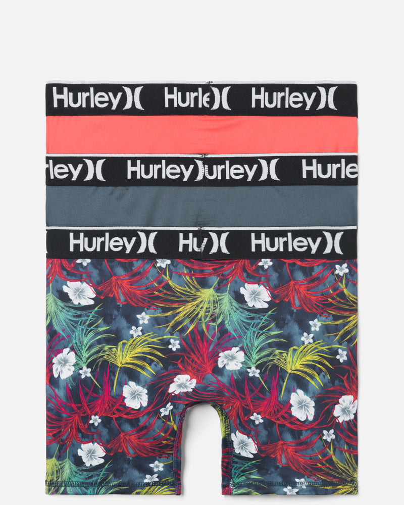 HURLEY BOXER X3 - 211 BOX INDUSTRIAL BLUE - XLARGE - MEN BRIEF UNDERWEAR 3  PACK 