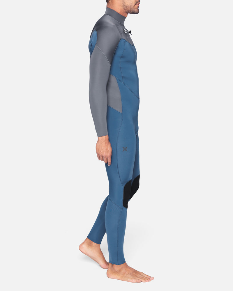 Men's Back-Zip Steamer Wetsuit 2mm (Sapphire-Blue)