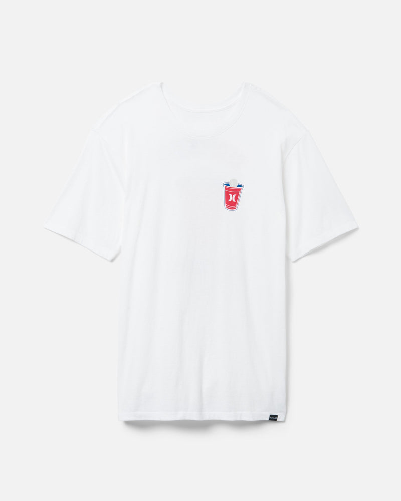 White-Everyday Washed Red White and Brew Short Sleeve T-Shirt | Hurley
