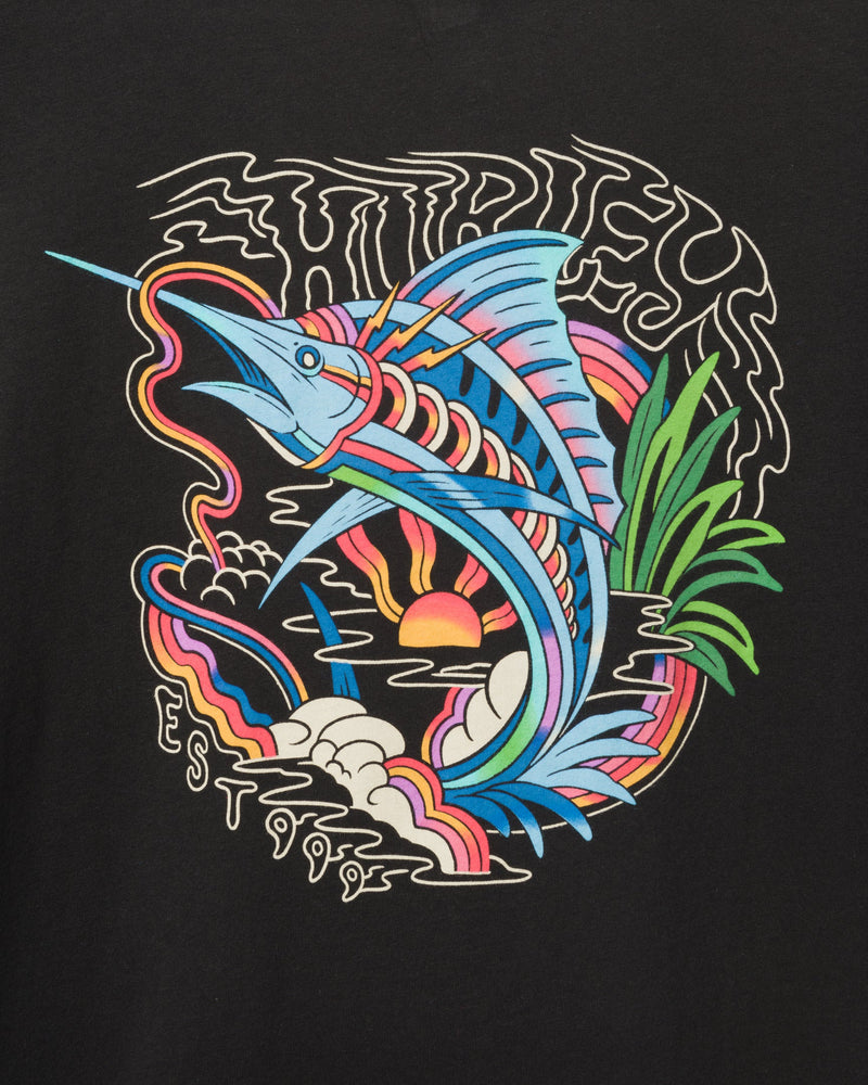 Everday Washed Trippy Fish Short Sleeve T-Shirt